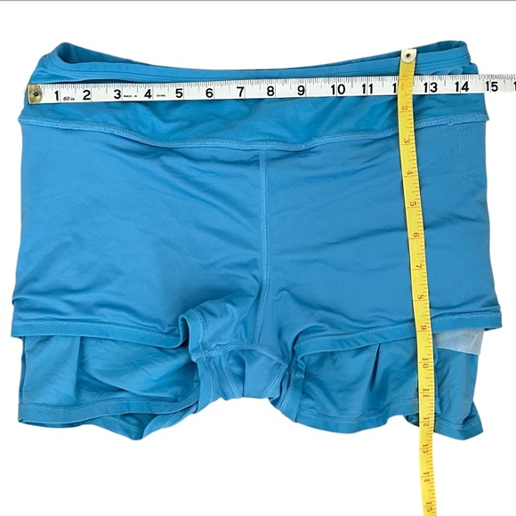 BEACH HOUSE EMMA Women’s Swim Boy Short Skort Sky Blue ZipPocket Full Coverage 8 - Picture 9 of 10